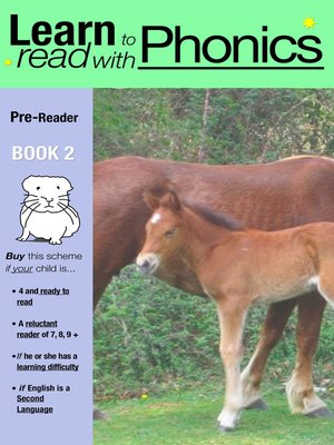 cover image of Learn to Read with Phonics Pre Reader, Book 2